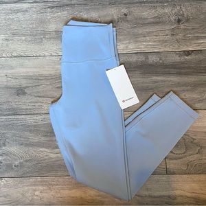 NWOT Lululemon Wunder Train High-Rise Tight 25" Chambray Size 10